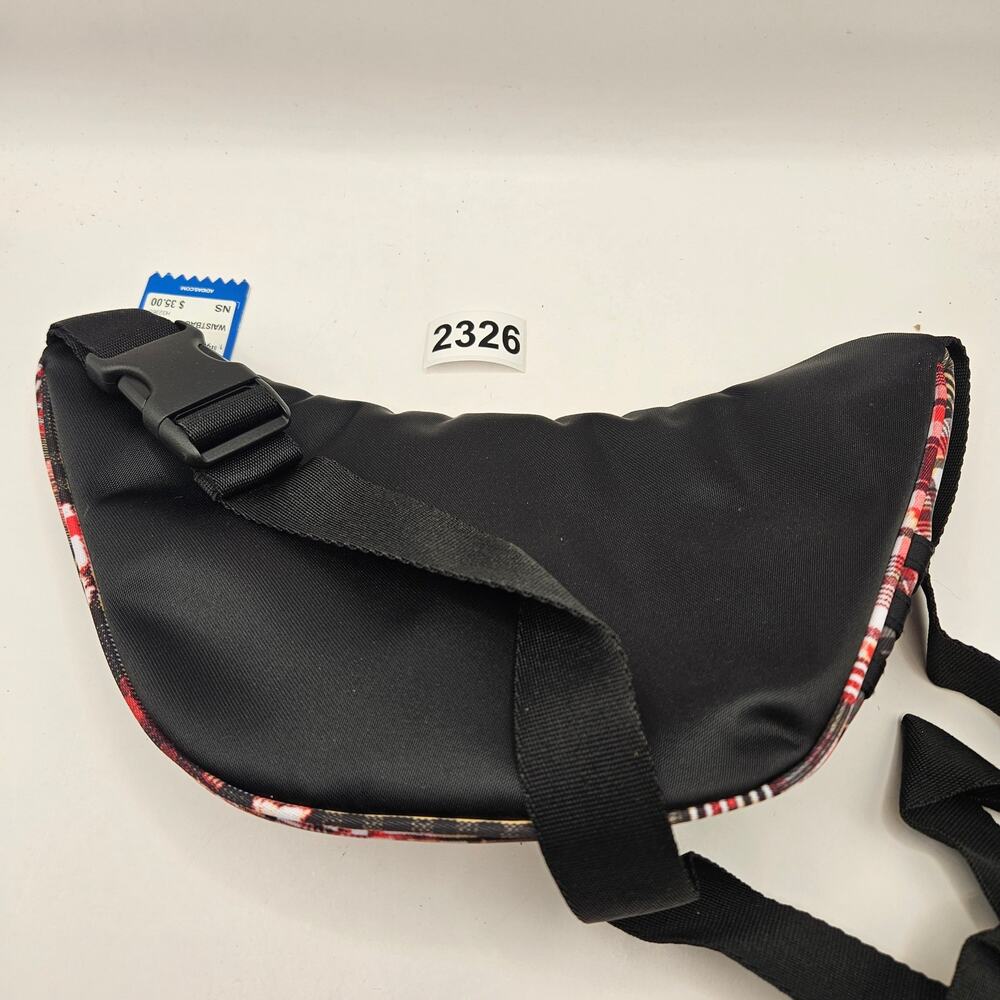 ADIDAS ORIGINAL WAISTBAG PLAID FLORAL H32360 NWT - Picture 3 of 5